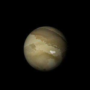 The artist's impression of Kepler-1137 b artist's rendition