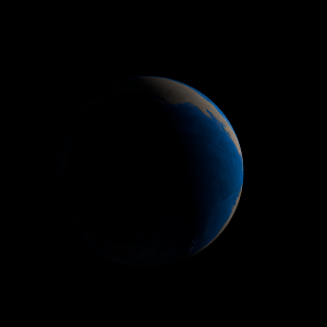 The artist's impression of Kepler-1142 b artist's rendition