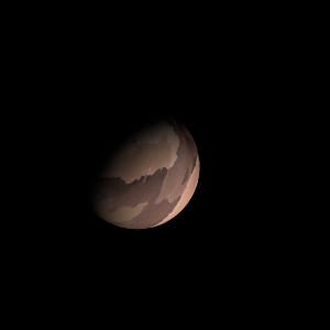 The artist's impression of Kepler-1148 b artist's rendition