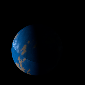 The artist's impression of Kepler-1150 b artist's rendition