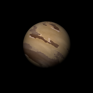 The artist's impression of Kepler-1151 b artist's rendition