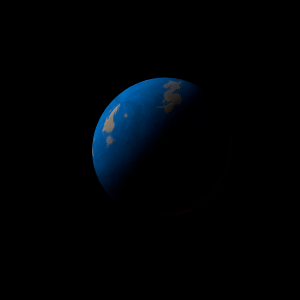 The artist's impression of Kepler-1152 b artist's rendition