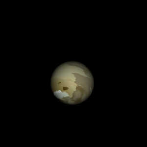 The artist's impression of Kepler-1158 b artist's rendition