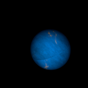 The artist's impression of Kepler-1160 b artist's rendition