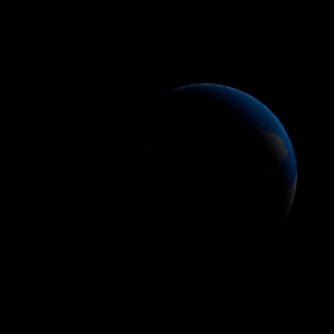 The artist's impression of Kepler-1166 b artist's rendition