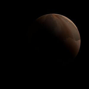 The artist's impression of Kepler-1169 b artist's rendition