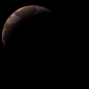The artist's impression of Kepler-1171 b artist's rendition