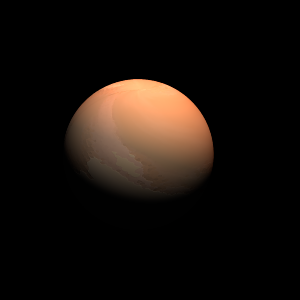 The artist's impression of Kepler-117 b artist's rendition