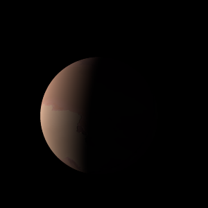 The artist's impression of Kepler-1184 b artist's rendition