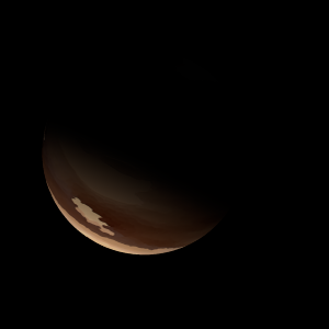 The artist's impression of Kepler-1187 b artist's rendition