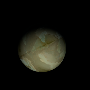The artist's impression of Kepler-1194 Ab artist's rendition