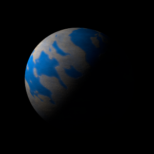 The artist's impression of Kepler-120 b artist's rendition