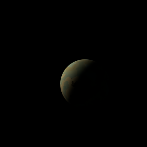 The artist's impression of Kepler-1210 b artist's rendition