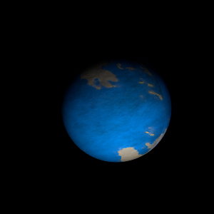 The artist's impression of Kepler-1213 b artist's rendition