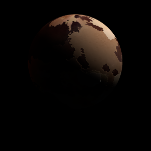 The artist's impression of Kepler-1214 b artist's rendition