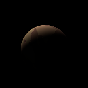 The artist's impression of Kepler-1220 b artist's rendition