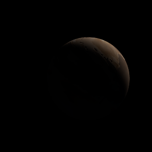 The artist's impression of Kepler-1236 b artist's rendition