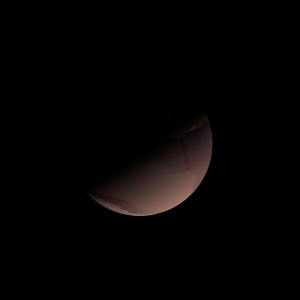 The artist's impression of Kepler-1238 b artist's rendition