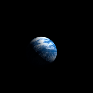 The artist's impression of Kepler-123 c artist's rendition
