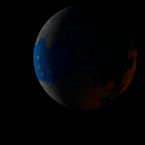 The artist's impression of Kepler-1247 b artist's rendition