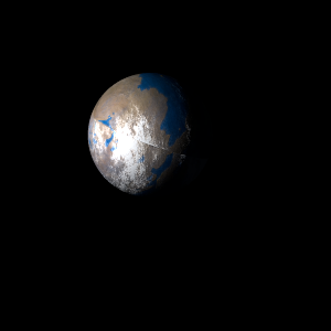 The artist's impression of Kepler-1253 Ab artist's rendition