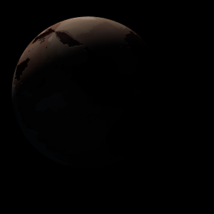 The artist's impression of Kepler-1254 c artist's rendition