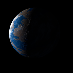 The artist's impression of Kepler-125 b artist's rendition