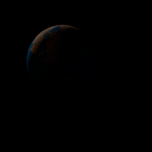 The artist's impression of Kepler-1263 b artist's rendition