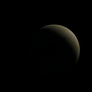The artist's impression of Kepler-1266 c artist's rendition