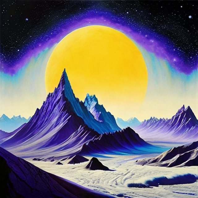 The artist's impression of Kepler-1271 b artist's rendition