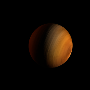 The artist's impression of Kepler-128 c artist's rendition