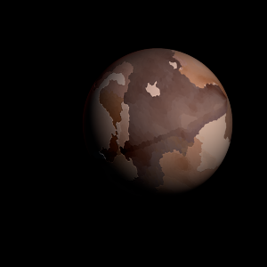 The artist's impression of Kepler-1290 b artist's rendition