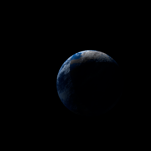 The artist's impression of Kepler-1292 b artist's rendition