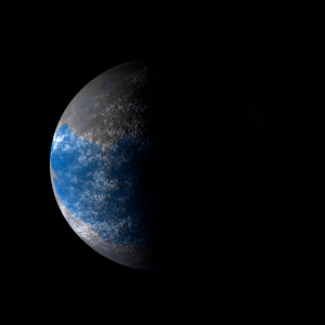 The artist's impression of Kepler-1297 b artist's rendition