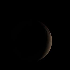 The artist's impression of Kepler-1300 b artist's rendition