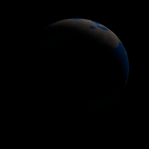 The artist's impression of Kepler-1303 b artist's rendition