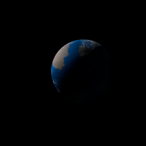 The artist's impression of Kepler-1309 b artist's rendition
