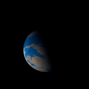 The artist's impression of Kepler-130 Ab artist's rendition
