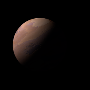 The artist's impression of Kepler-130 c artist's rendition