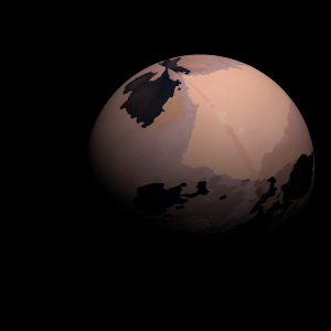 The artist's impression of Kepler-1310 b artist's rendition