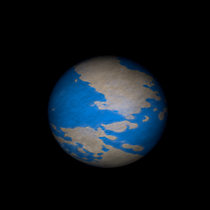 The artist's impression of Kepler-1311 c artist's rendition