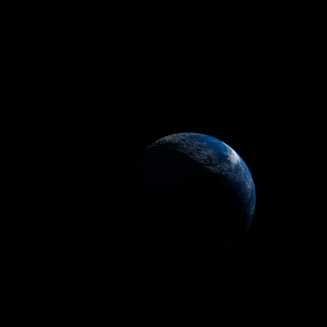 The artist's impression of Kepler-1323 b artist's rendition