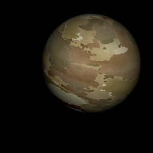 The artist's impression of Kepler-132 Ac artist's rendition