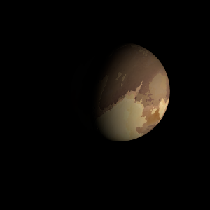 The artist's impression of Kepler-1334 b artist's rendition