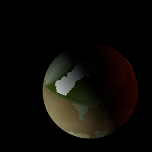 The artist's impression of Kepler-1339 b artist's rendition