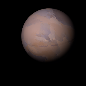 The artist's impression of Kepler-133 b artist's rendition
