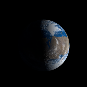 The artist's impression of Kepler-134 b artist's rendition