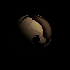 The artist's impression of Kepler-135 c artist's rendition