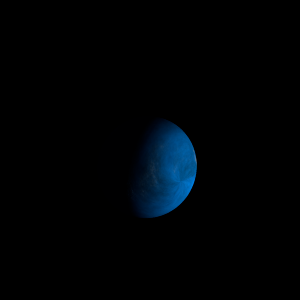 The artist's impression of Kepler-1367 b artist's rendition