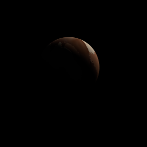 The artist's impression of Kepler-1374 b artist's rendition